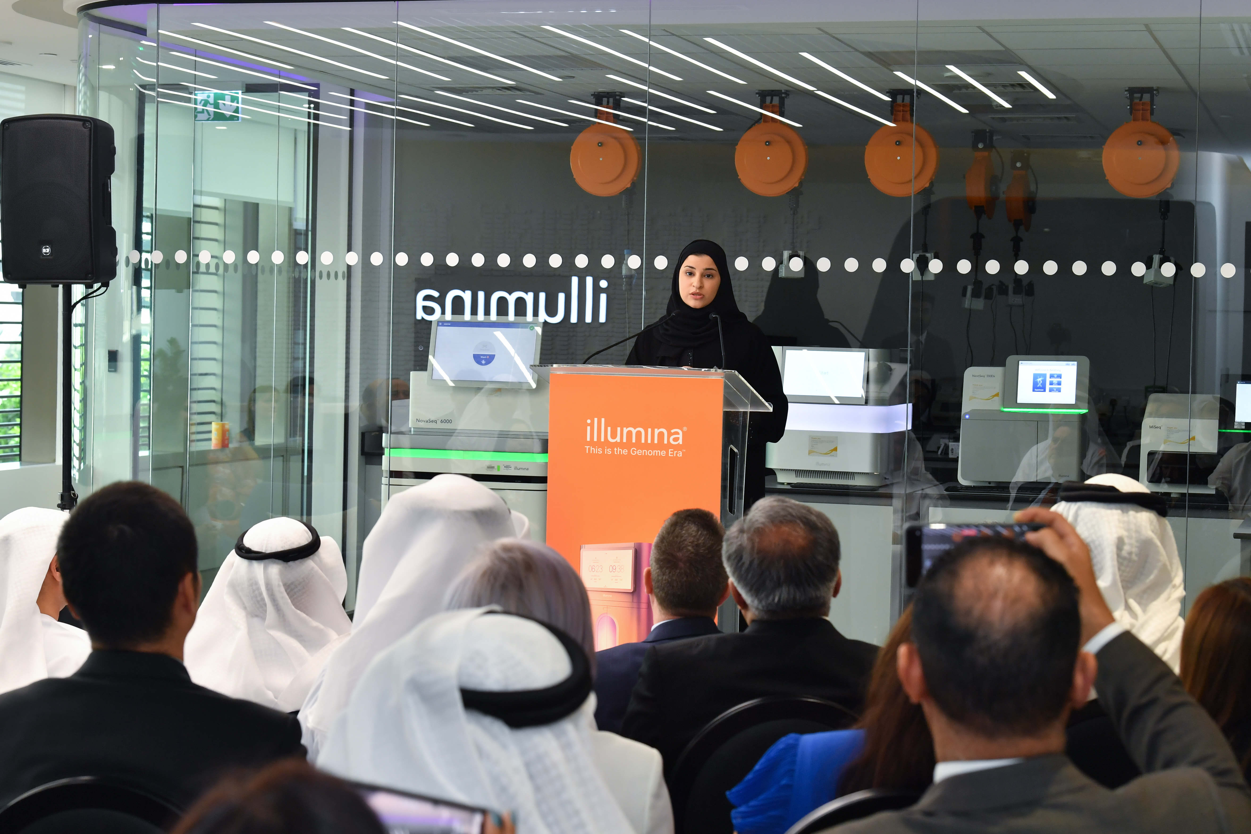 HE Sarah Al Amiri attends opening of new Illumnia genomics facility as Make it in the Emirates campaign gathers pace