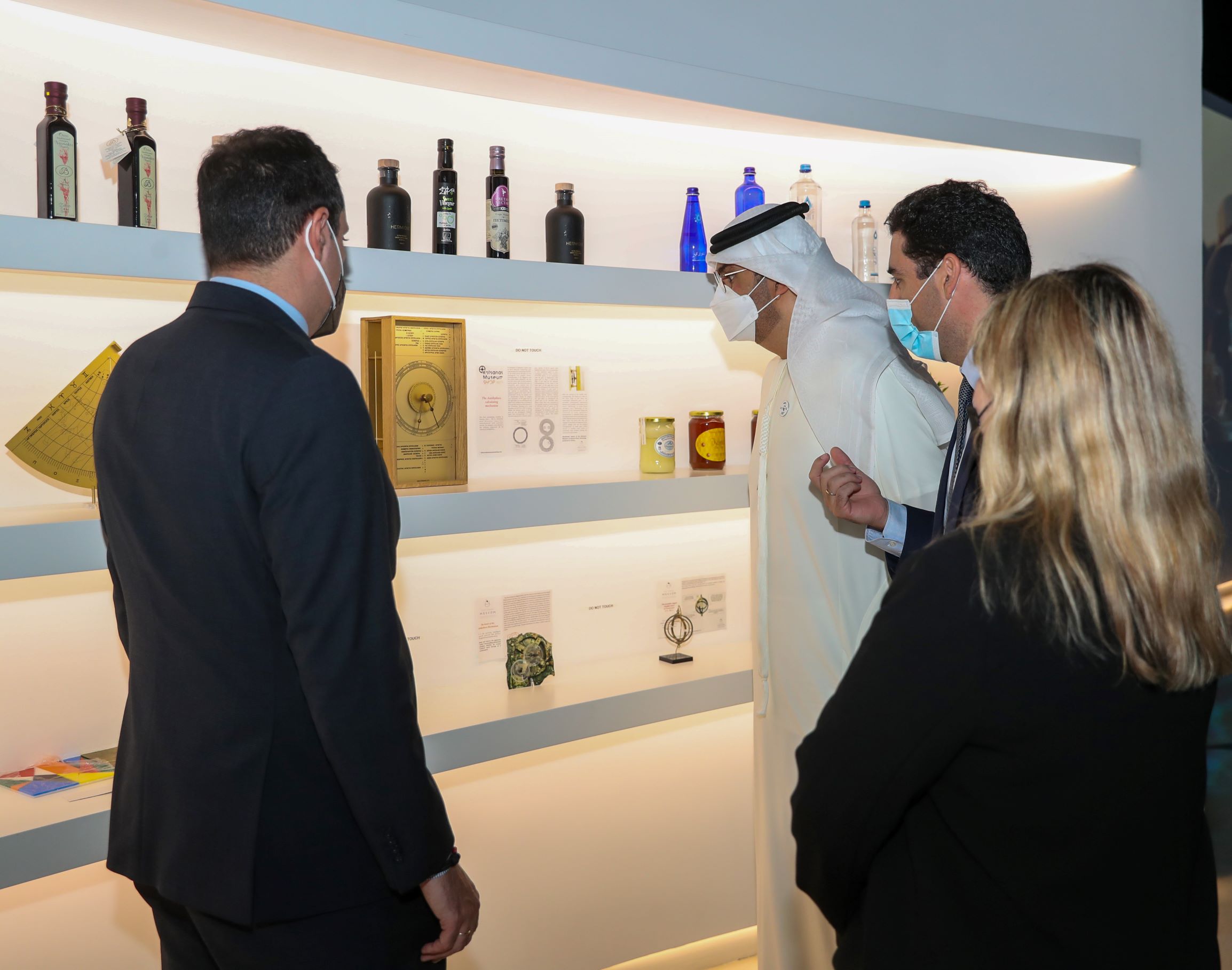 Minister of Industry and Advanced Technology Visits Greece Pavilion at Expo 2020 Dubai, Explores Innovations and Discusses Economic Opportunities