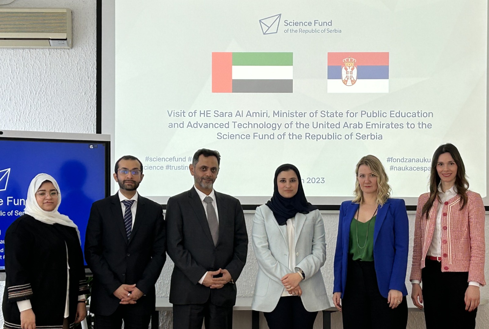 Her Excellency Sarah Al Amiri visits Serbia to discuss cooperation in R&amp;D, innovation, advanced technology, sustainability