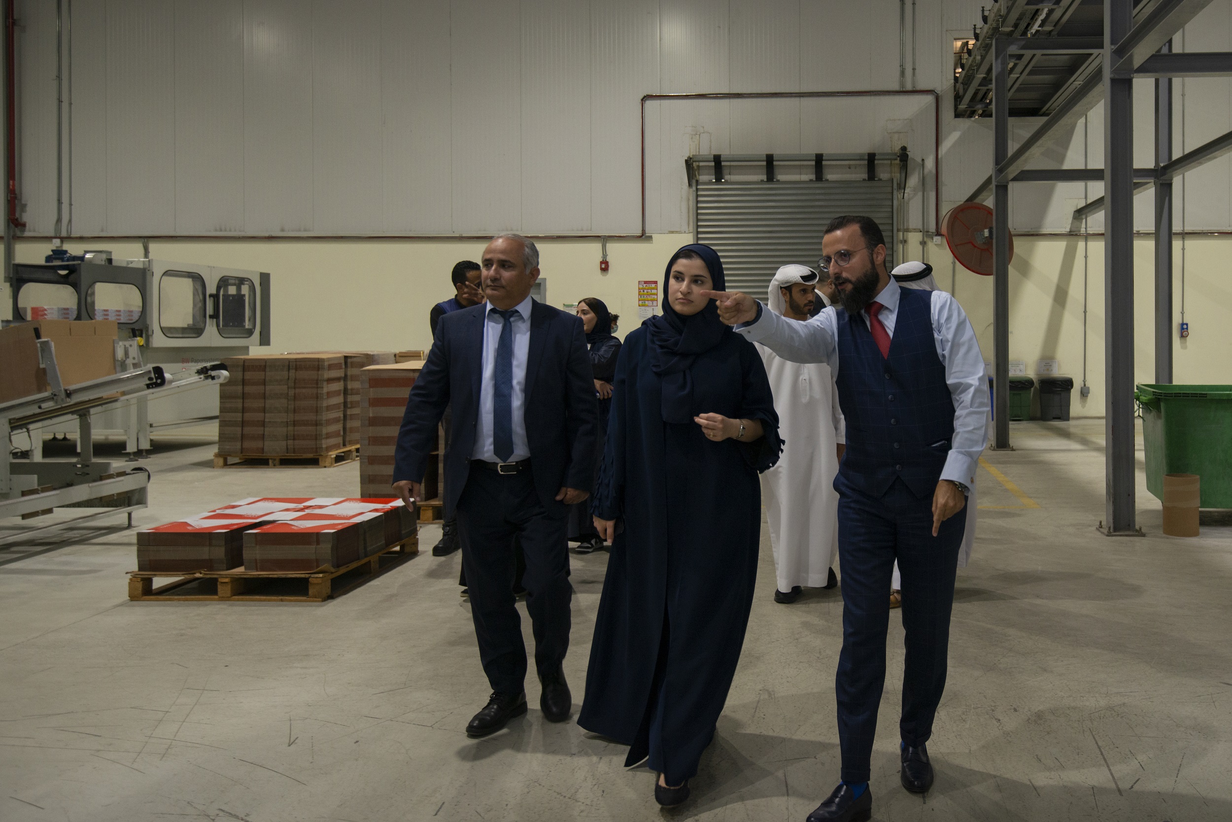 HE Sarah Al Amiri briefed on advanced technology projects at MENA’s largest paper plant