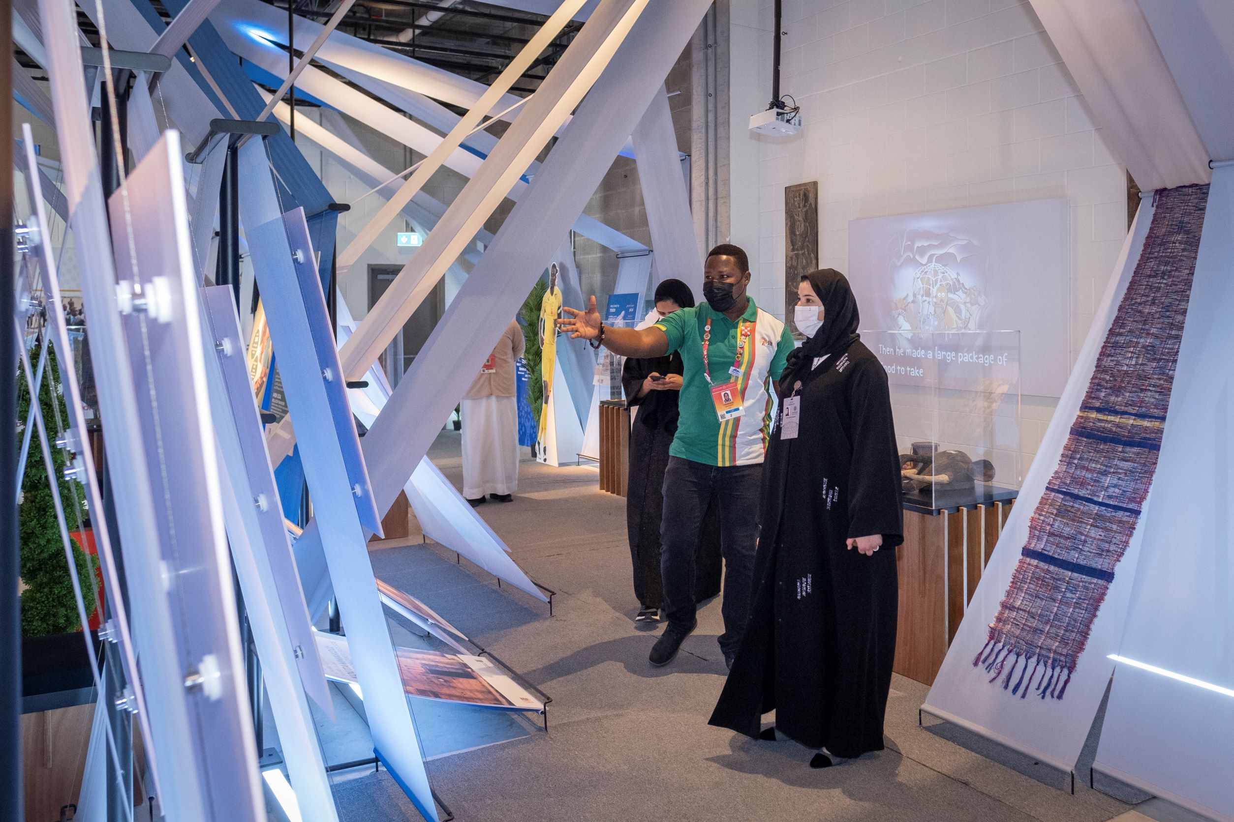 Sarah Al Amiri Explores Investment Opportunities in Togo Pavilion at Expo 2020 Dubai