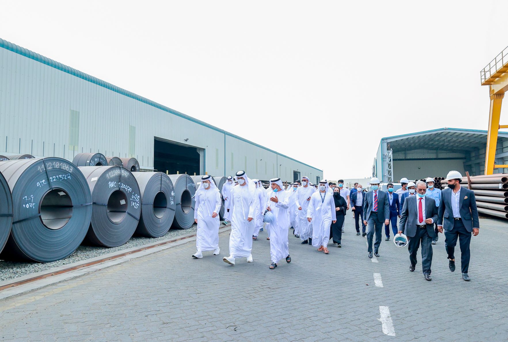 UAE Minister of Industry and Advanced Technology briefed on expansion plans and growth opportunities for companies in the Industrial City of Abu Dhabi 